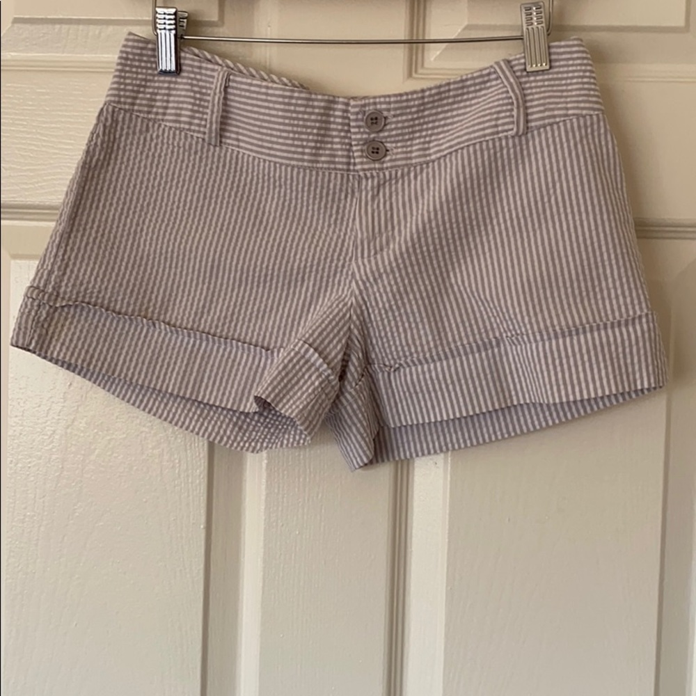 3/$20 Spring Street Seersucker Striped Shorts